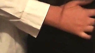 Shhh Don't Make Noise!! That They Can See Us!! Whore Secretary Waits for Everyone to Leave the Office