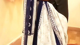 Desi Tamil Wife Renu Panties Body Show & Slow Saree Dressing Tease for Secret Bestie! Indianhotwifex