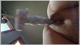 BBW takes him deep in both tight holes, greedy for every inch