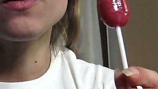 Kinky Fetish Naughty brat girl bubble gum l oli teasing!