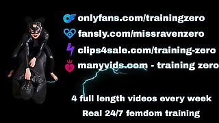 Gimp Slave Life: Toilet Piss Training with Zero - Amateur MILF Femdom Creampie