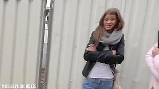 Shameless Guy And His Wife Pick Up Girl On The Street