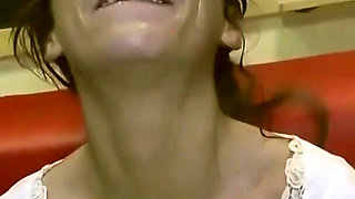 Bukkake cumshot for the hot teen