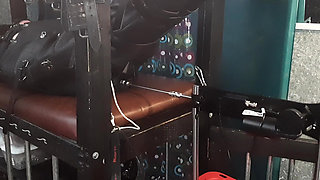 Leather Bondage and Machine Fuck by Mistress LDC