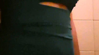 Wife Leaves Work and Stops by a Porn Theater to Suck off Strangers and Take Their Loads!
