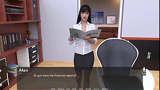 Pantyhoes: boss is fucking his employees in his apartment ep 7