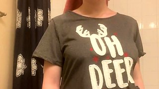 Pregnant Redhead Webcam Masturbation