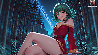 Tatsumaki Atmospheric Gentle Blowjob in the Forest, Anal Sex Onepunchman