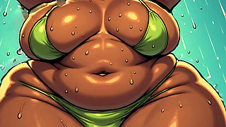 BBW Thick Black Women 3D