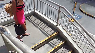 Cute Thai teen riding big hard cock