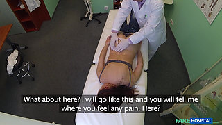 Fake Hospital - Pretty Patient Prepped for Doctor's Oral Medication: a Hot Hospital Encounter
