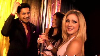 Two voluptuous fucktoys are exciting each other while their friend is being pulverized - XXX!