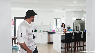 Amoral harlot exciting sex clip