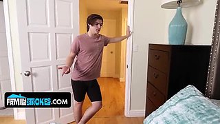 Tyler Joins His Stepsis and Stepbro for a Threesome Blowjob