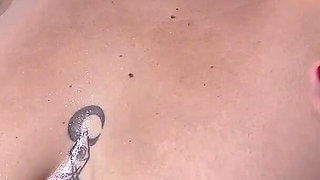 Busty Stepmom Masturbates with Her Dildo Until She Cums