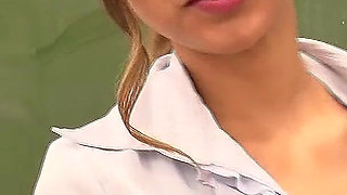 Aysha Yuzuki Eats Arisu Mizushima’s Tits to Put Her Nipples Back in Order