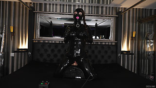 Rubber Doll First Time on Sybian Solo