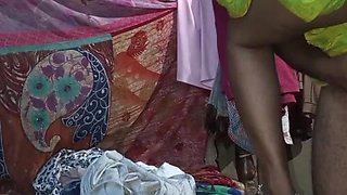 Stepbrother Fucked Me After Telling Me That I Am Good in Hari Saree