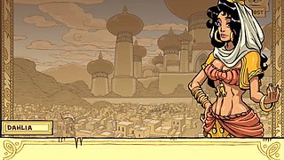 Goddess trainer gives a demonstration of herself