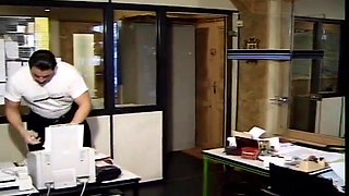 French Secretary Got Big Load on Her Ass