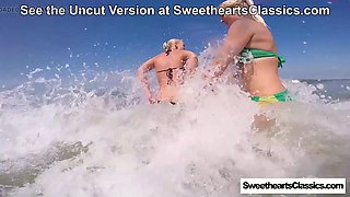 Surf\u2019s Up! 4 Lesbian Cuties Cruising at SweetheartsClassics