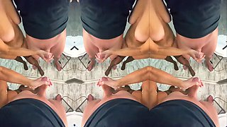 TaniaMilf Milks Balls for Double Cumshots in BDSM