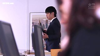 Same-142 Harassing Female President, Until She Falls... Completely Falls, Impregnated Tina Nanami 123