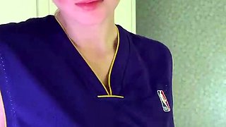 Emo teen Becka solo webcam masturbation