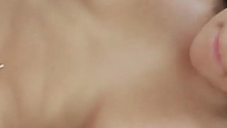 Stepsister Lets Me Rub Her Pussy but I Can't Hold It and Started Breeding Her!