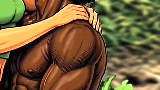 Jungle Cuckold. While the Husband Was Looking for the Trail Jungle, the Black Guy Was Fucking His White Wife.