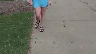 Super-cute Beach Stimulates With Chesty Stunner Jade Harper