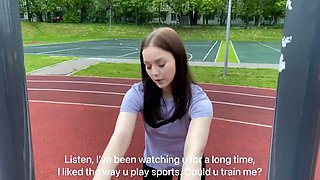 Teen Sluts Post-Sport Instructions: Blowjob and Hardcore Pounding