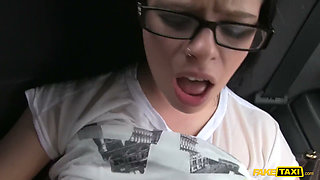 Fake Taxi - Naughty Tiffany Naylor Caught Hiding in a Cab, Gets a Handjob and Deep Pussy Fuck Outside