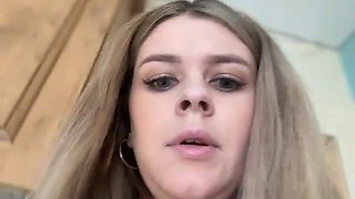 Blond Honey Driving Around Like a Superslut in Van