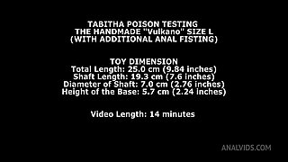 Tabitha Poison Testing The Handmade Vulkano Size L (With Additional