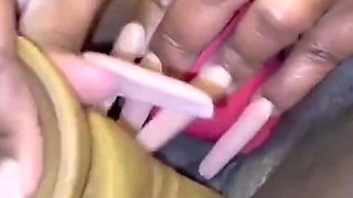 Pounding My Pussy with Big Vibrator Squirting Intense Orgasms