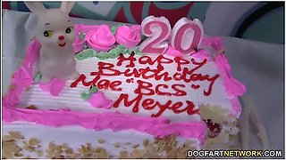 Mae Meyers Gets Gangbanged On Her Birthday
