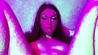 Amateur striptease and Solo masturbation