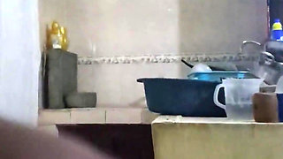 Employee Fucking and Sucking When She Washes Dirty Dishes