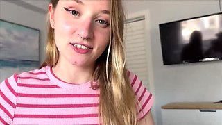 Anal Therapy with Tomboy Step Daughter Abbie Sykes - First Time Anal & Blowjob