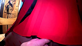 Cigar Blowjob & Ripped Pantyhose - Pussy Massage & Cum on My Downjacket
