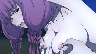 Aura the Guillotine Devours Frieren's Pussy in Int
