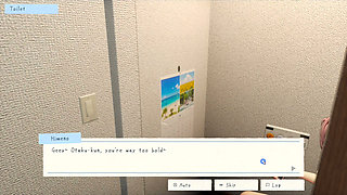 Hentai Game - Pink Hair College Gyaru Sex Scenes - summer hangout spot secret after school spent with gyarus