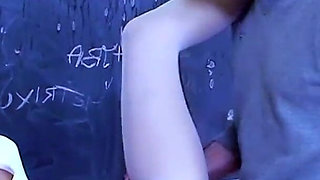 Teacher fucks the hottest student in the class during the long break