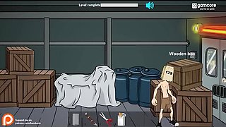 Garu's Fuckerman Train: Big Cock Anime Hentai with Creampie