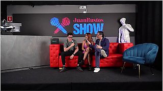 Jessica Sodi Cums Hard on a Shy Fan in Juan Bustos’ Podcast