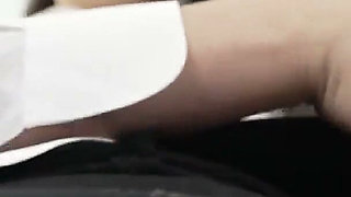 Black Pantyhose Bosses Tease a Clueless Coworker Into Wild Office Sex - Part 1