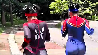 Extreme anal with Jenifer Play on Halloween! super fuckin'