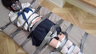 Mz25-jk Girl Was Brought to Orgasm by Being Bound with Nautical Tape