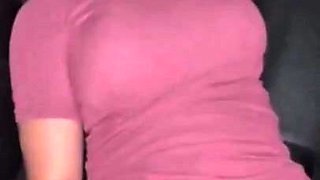Cheating Big Bust MILF Car Hookup During Risky Night Passion